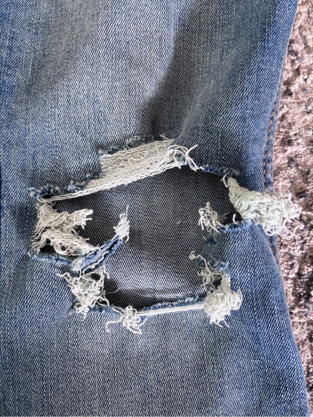 Hollister Co. High Waist Flare Distressed Jeans - Picture 2 of 9